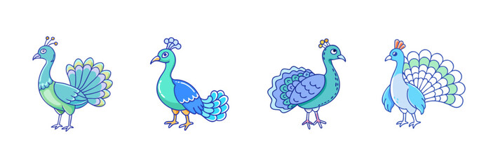 peacock vector icon, animals vector illustration - simple illustration of peacock perfect for logos, and animals-themed designs.