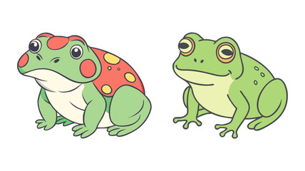 toad vector icon, animals vector illustration - simple illustration of toad perfect for logos, and animals-themed designs.