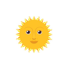 sun emoji vector symbol sign icon 