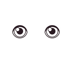 eye vector symbol sign icon illustration