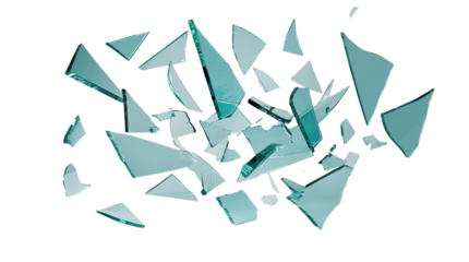 broken glass (PNG)