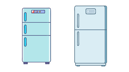 refrigerator 02 vector icon, electronics vector illustration - simple illustration of refrigerator 02 perfect for logos, and electronics-themed designs.