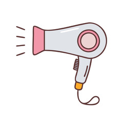 hair dryer vector icon, electronics vector illustration - simple illustration of hair dryer perfect for logos, and electronics-themed designs.