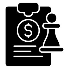 Sales Strategy  Icon Element For Design