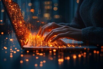 An image of business icon concept as show symbolizing growth in financial health or sustainability. 