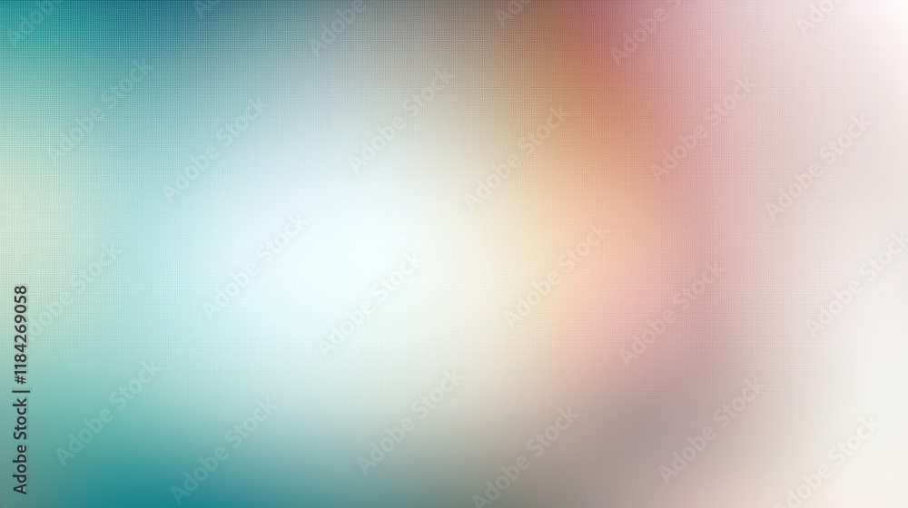 Poster subtle color gradient with rough abstract design featuring bright hues. this evokes sense of calm an