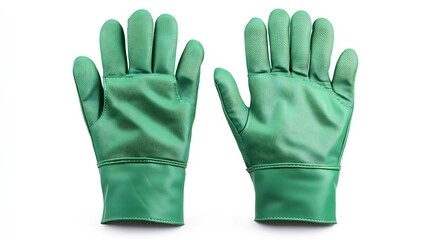 Obraz premium Pair of Textured Gardening Gloves for Outdoor Work and Activities