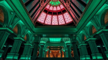 Obraz premium interior of the church of st mary