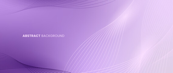 Abstract background with wave pattern in purple color. Smooth and clean lines that form waves.	