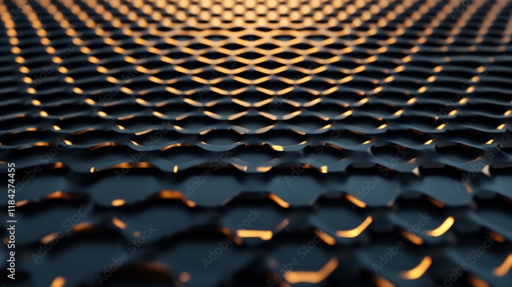 Poster mesmerizing abstract metallic textures with subtle lighting backdrop for modern and industrial