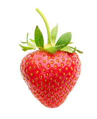 Fresh strawberry isolated on white background