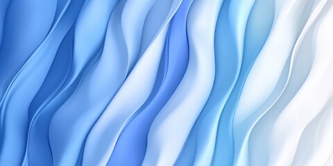 Obraz premium Abstract blue and white wavy pattern with fluid textures and gradients
