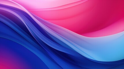 Fototapeta premium Vibrant abstract wave pattern with gradient pink and blue hues