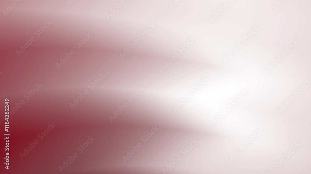 Poster Abstract Red and White Gradient Waves Creating a Soft and Serene Visual Experience