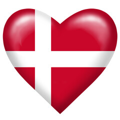 flag of denmark, Danish flag, Danish flag with heart shape, Denmark, heart shape, flag, country flag, country, country Denmark