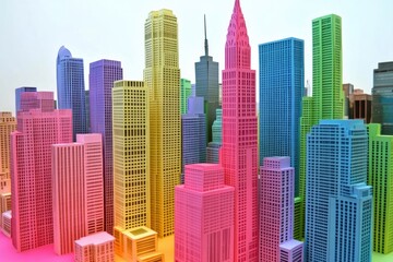 Obraz premium A paper cut of business icon concept as show symbolizing growth in financial health or sustainability.