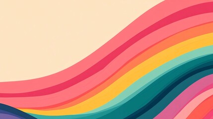 Obraz premium Vibrant Multicolored Rainbow Over a Lush Green Pastoral Field Against a Peaceful Sky