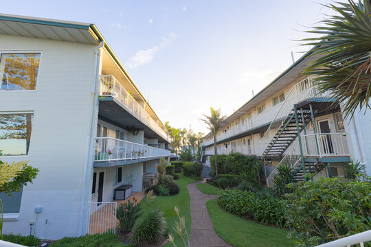 Multi level apartment building at Miami on the Gold Coast
