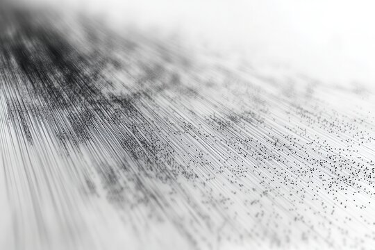 Abstract View of Encrypted Data Strings on Screen