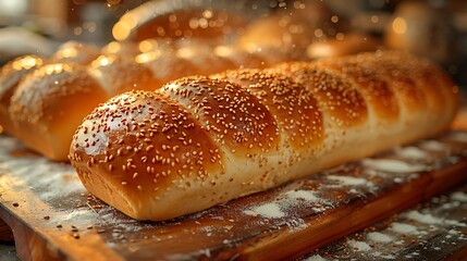 Closeup shot of bread, French Bread