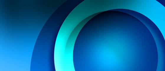 Abstract overlapping lines and circles geometric background