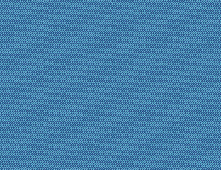 Blue denim seamless pattern. Classic jeans fabric background. Texture of modern cotton cloth material. Blue jean tissue seamless pattern, vector illustration