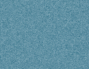 Denim seamless pattern. Blue jean fabric background. Texture of cotton cloth material or canvas. Abstract seamless pattern of blue denim, vector illustration