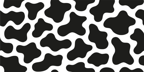 Doodle blob abstract shapes seamless pattern. Design for fabric, textile, covers, gift wrap, wallpaper.