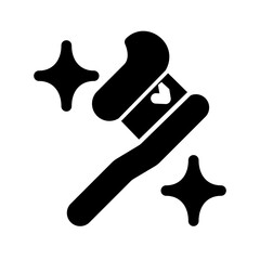 Toothbrush icon template