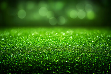 Naklejka premium Green Glitter Abstract Background Image