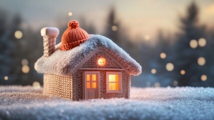 Naklejka premium Energy Efficiency: Saving Electricity Through Insulation