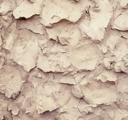 Obraz premium Beige abstract background. Dark taupe rock texture. Beige stone surface with copy space for design.