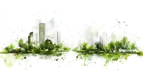 Comprehensive urban planning and landscaping layout