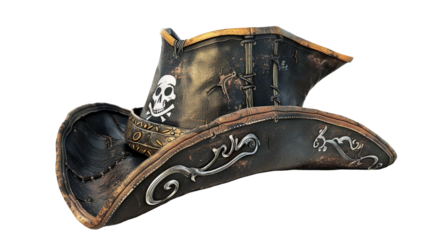 pirate hat isolated on white background