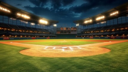 An iconic arena designed for thrilling baseball matches.