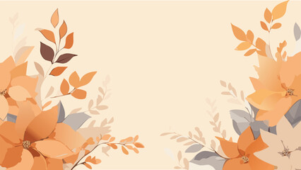 watercolor autumn aquarelle  background, texture, pattern. orange, yellow, red leaves. for design, vector illustration