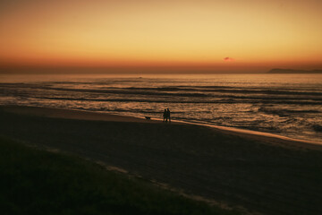 sunset at the beach gamboa