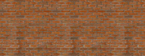 Old vintage Red brick wall for abstract brick background and texture.