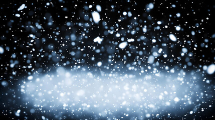 Obraz premium Falling Snow Abstract Background