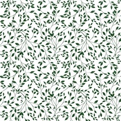 Elegant Leaves Seamless Pattern Background Big Design for Prints, Textiles, Packaging, Fabrics, and Wrapping Paper