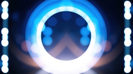 A futuristic sci-fi style modern abstract background featuring random