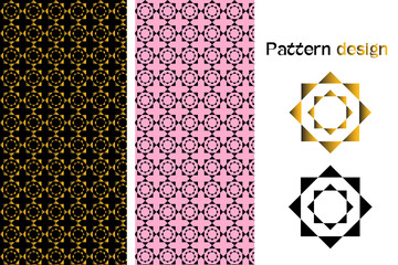 set of patterns with diamonds