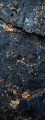 Black abstract background. Dark jet rock texture. Black stone surface with copy space for design.