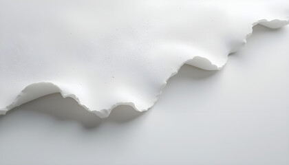 Obraz premium Abstract White Textured Paper Ripples