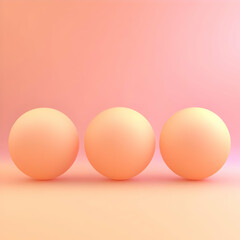Fototapeta premium Peach Abstract 3D Background
