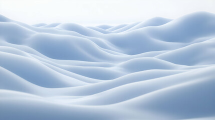 Abstract 3D Background Light Blue Hills