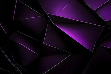 Obraz premium Dark Purple 3D Abstract Background