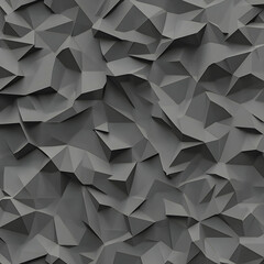 Obraz premium Abstract 3D Grey Polygonal Background