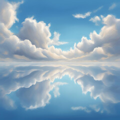 Fototapeta premium fluffy clouds white clouds blue sky with or without sun 
