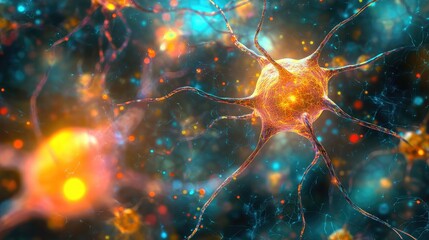 Obraz premium Quantum neural network visualization, with quantum algorithms and quantum gates processing large datasets faster and more efficiently than classical models
